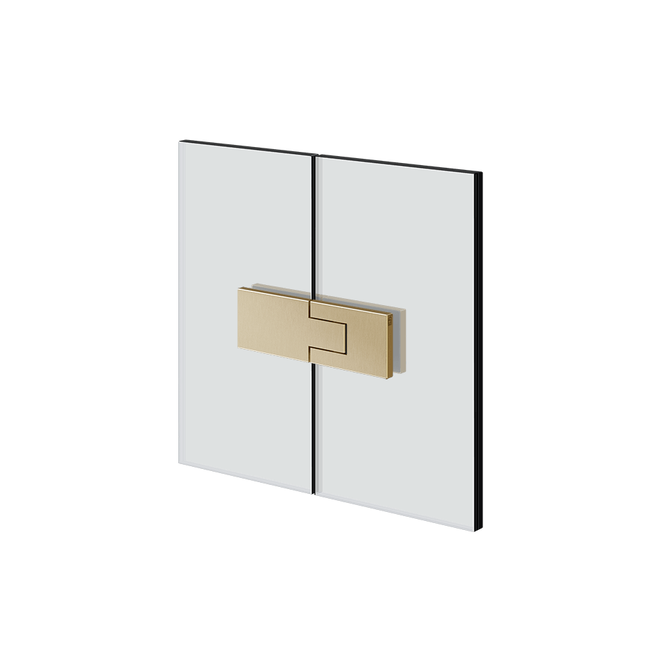 Gessi Clicking Hinges 67003 in Brass Brushed Pvd