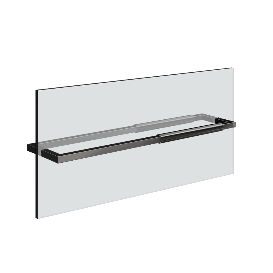 Gessi Towel Rail 67046 in Black Metal Pvd