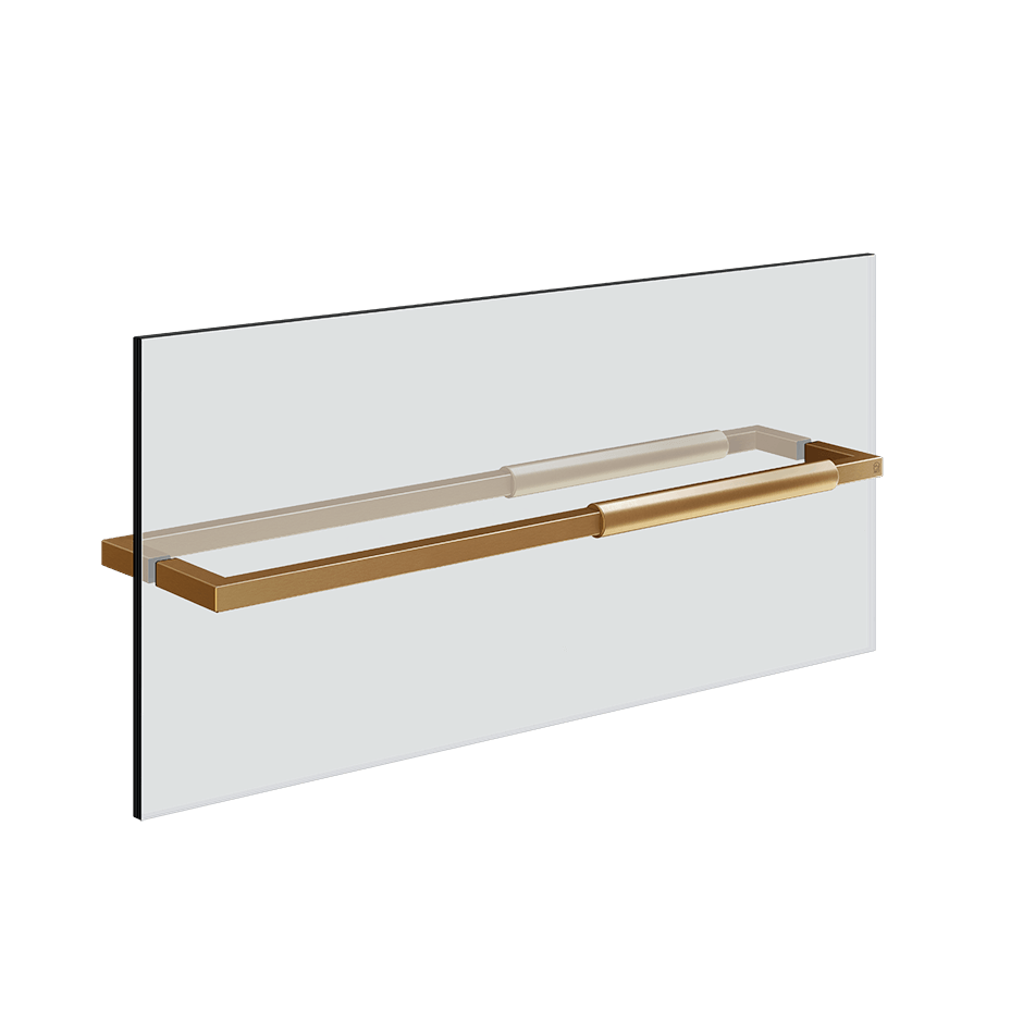 Gessi Towel Rail 67046 in Warm Bronze Br. Pvd
