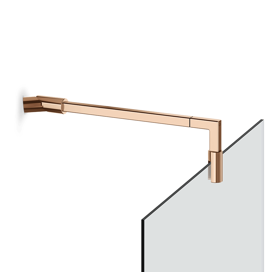 Gessi Glass Support Bar 67071 in Copper Pvd