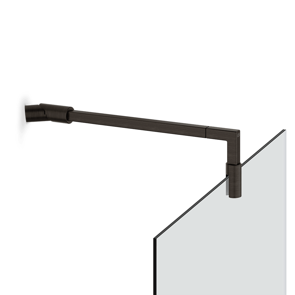 Gessi Glass Support Bar 67071 in Aged Bronze