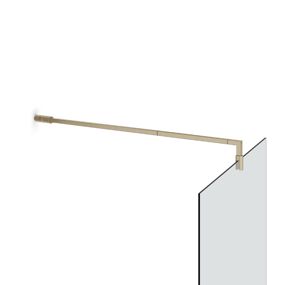 Gessi Glass Support Bar 67073 in Finox Brushed Nickel
