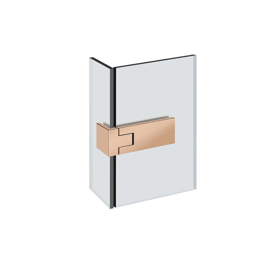 Gessi Clicking Hinges 67082 in Copper Pvd