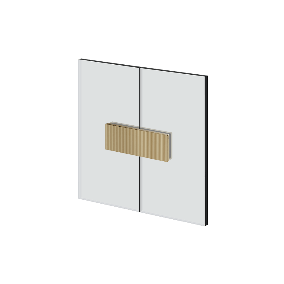 Gessi Clamp 67508 in Brass Brushed Pvd