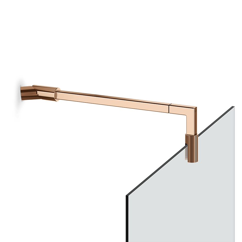 Gessi Glass Support Bar 67572 in Copper Pvd