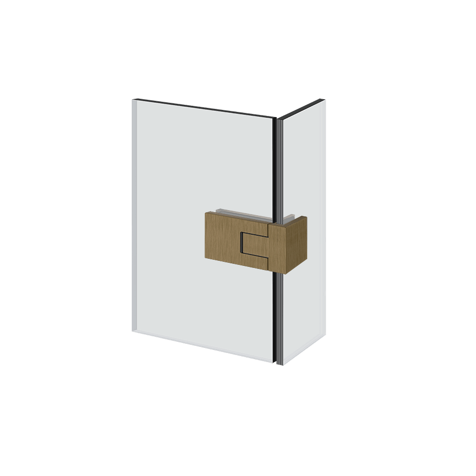 Gessi Hinges With Lift Function 67590 in Antique Brass