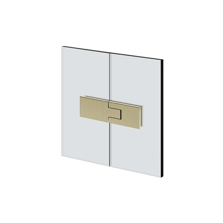 Gessi Clicking Hinges 67603 in Brass Pvd