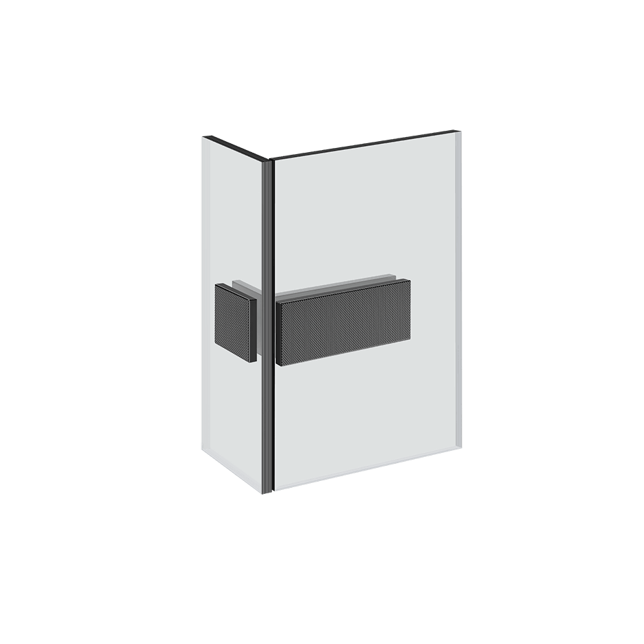 Gessi Clamp 67607 in Black Metal Pvd