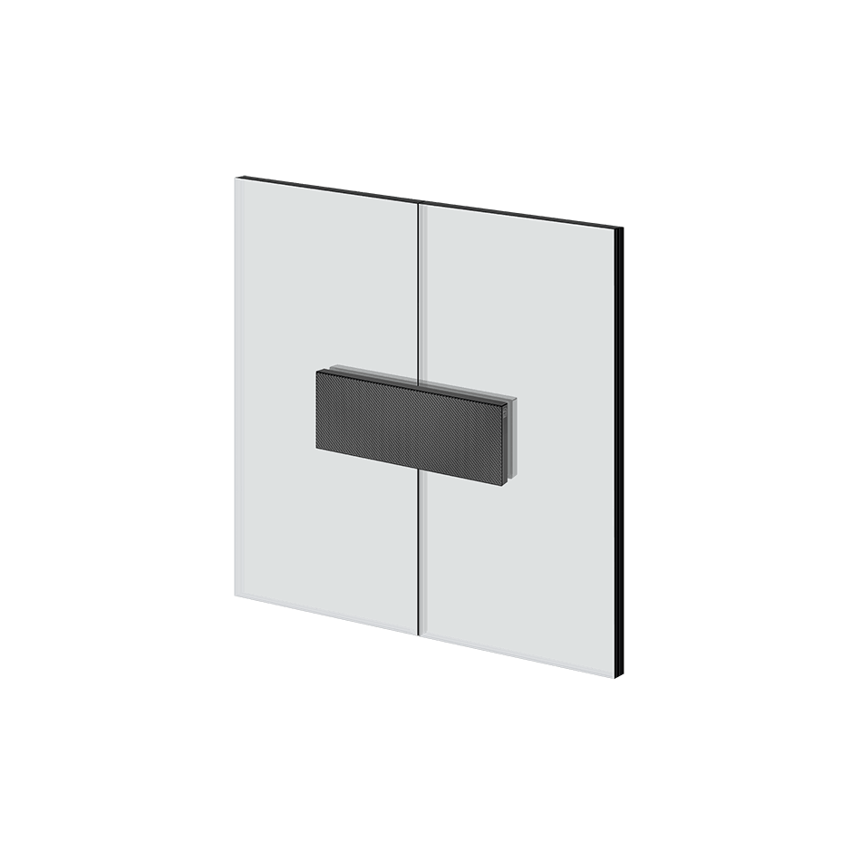 Gessi Clamp 67608 in Black Metal Pvd