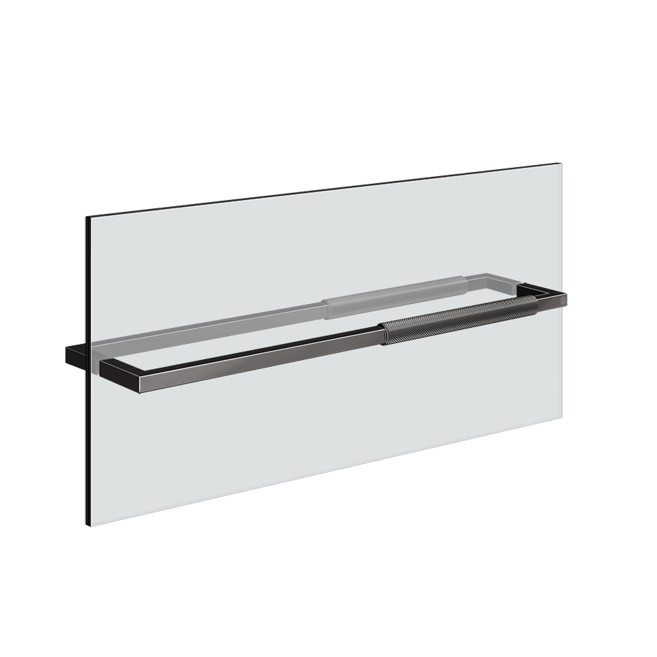 Gessi Towel Rail 67646 in Black Metal Pvd