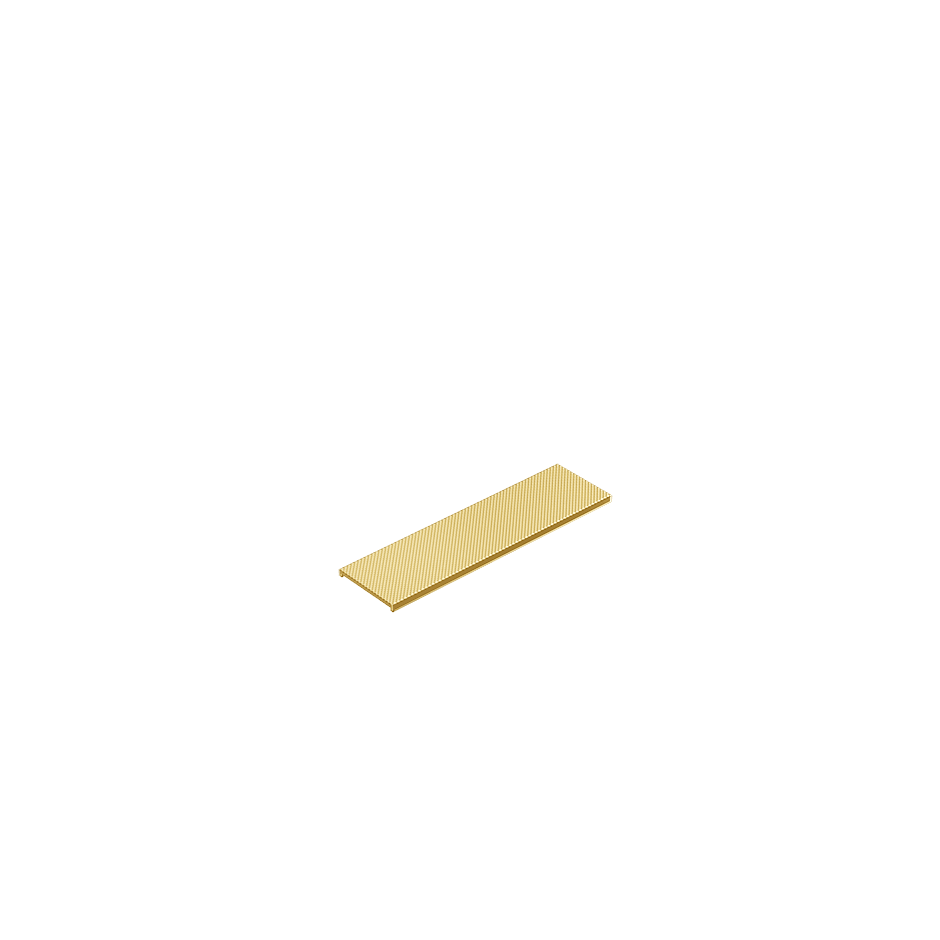 Gessi Cover 67661 in Gold Pvd
