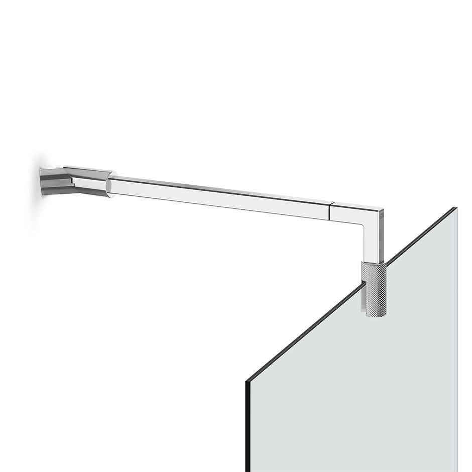 Gessi Glass Support Bar 67671 in Chrome