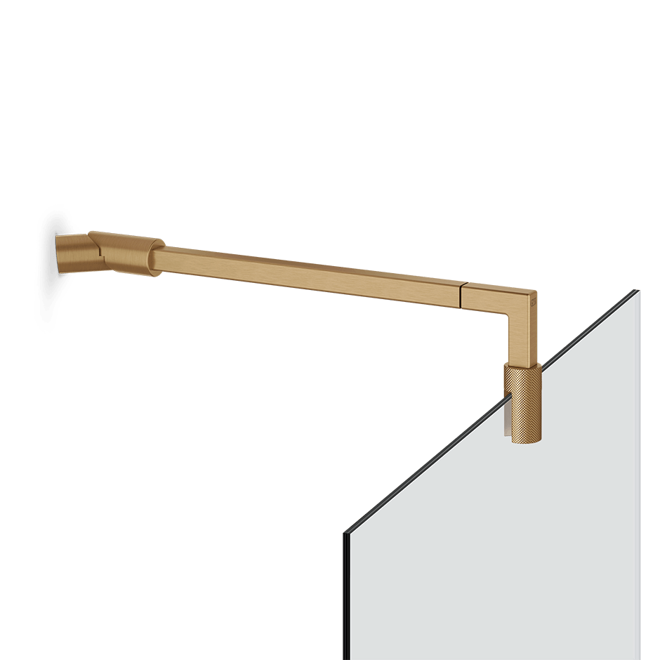 Gessi Glass Support Bar 67672 in Warm Bronze Br. Pvd