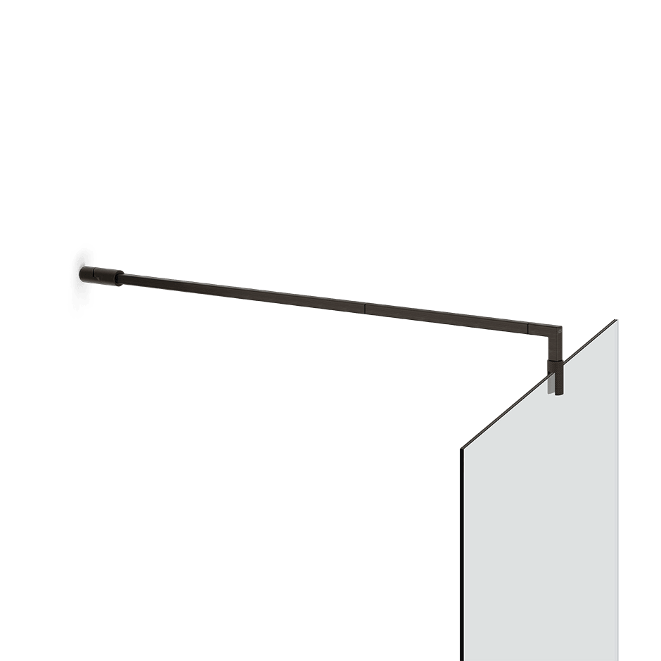 Gessi Glass Support Bar 67673 in Aged Bronze