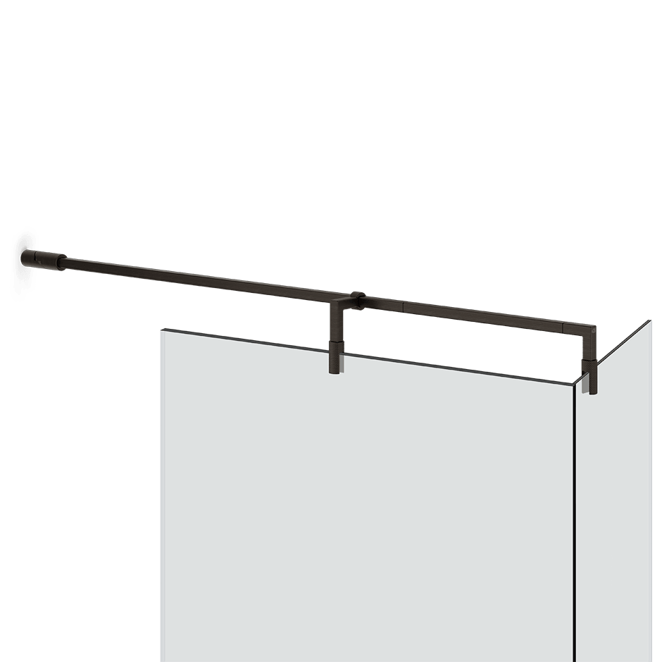 Gessi Glass Support Bar 67675 in Aged Bronze