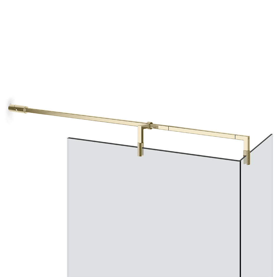 Gessi Glass Support Bar 67676 in Brass Pvd