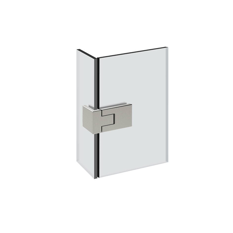 Gessi Clicking Hinges 67683 in Chrome Brushed