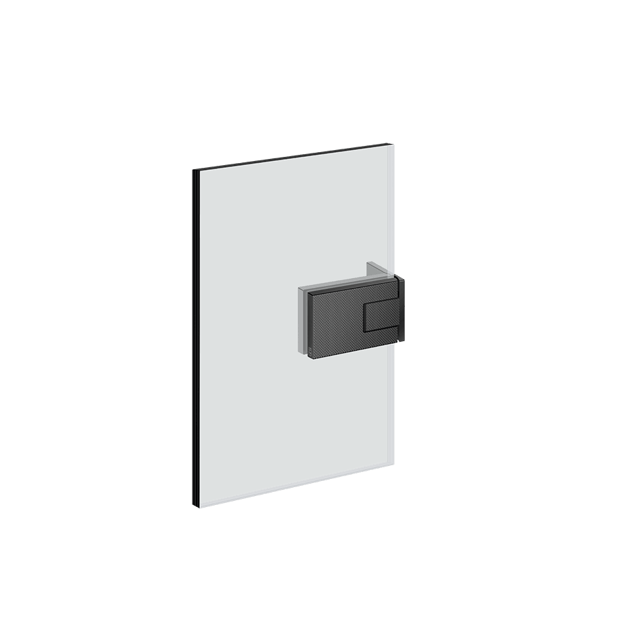 Gessi Hinges With Lift Function 67694 in Black Metal Pvd