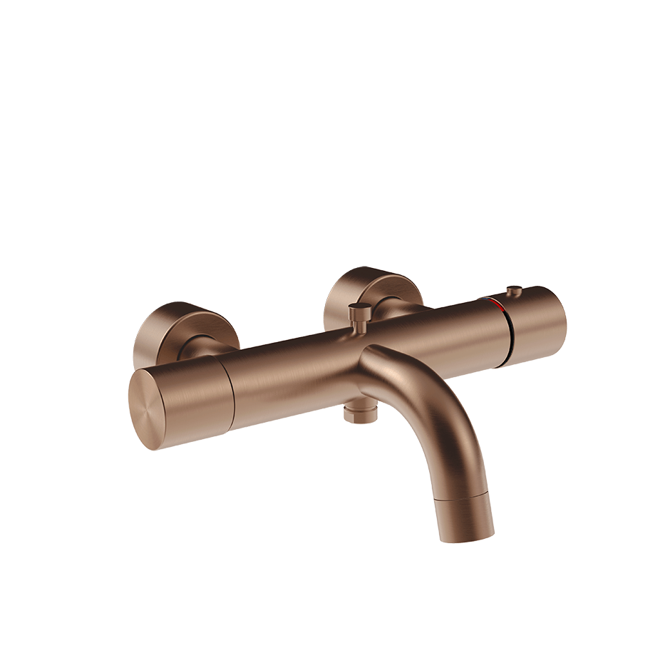 Gessi Bath Mixer 70013 in Copper Brushed Pvd