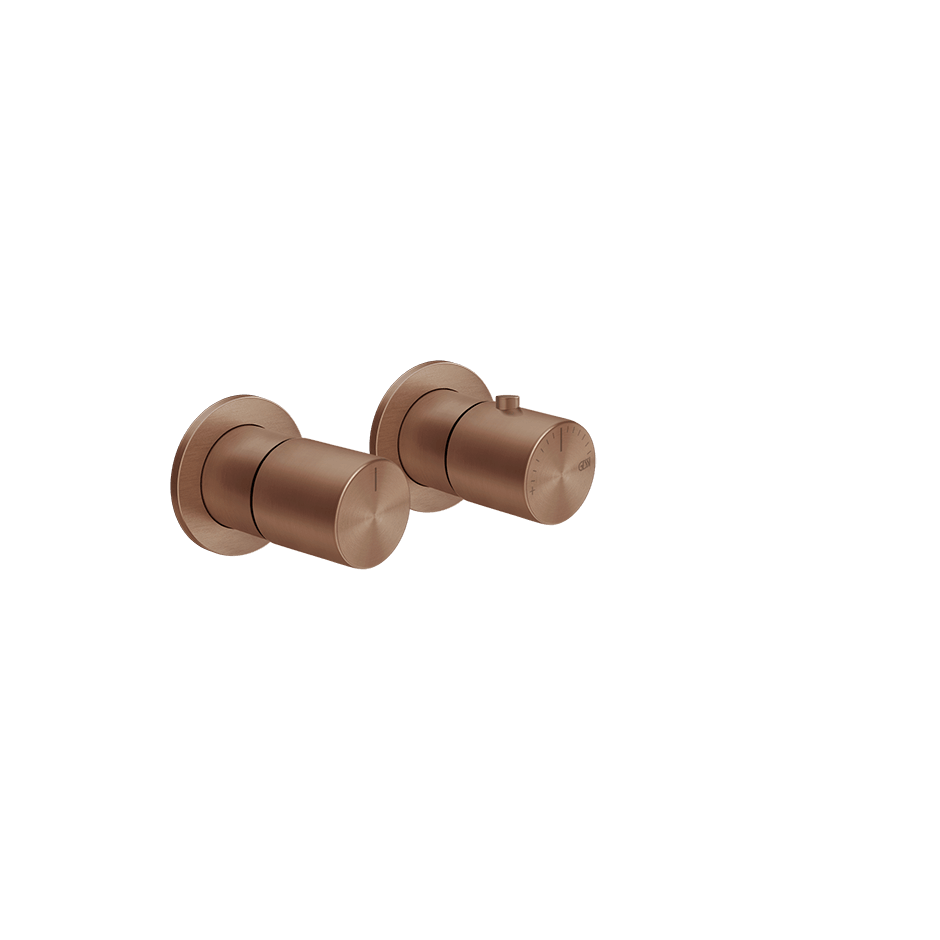 Gessi Shower Mixer 70036 in Copper Brushed Pvd
