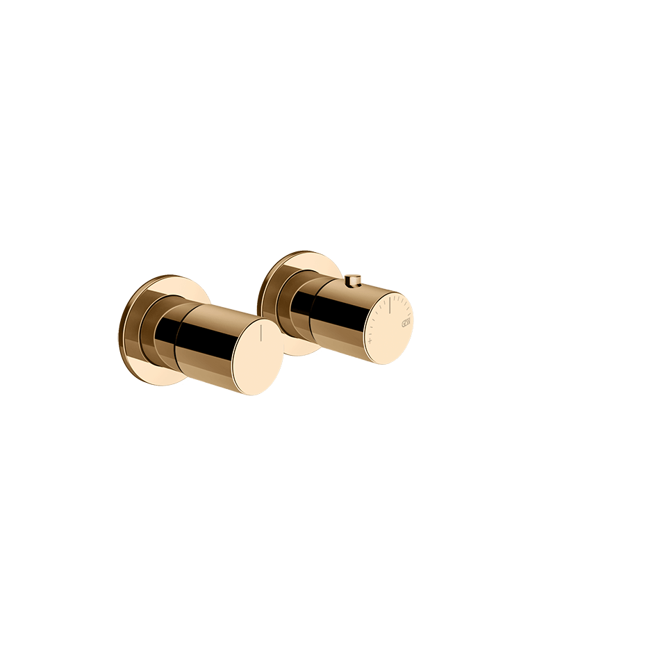 Gessi Shower Mixer 70036 in Warm Bronze Pvd