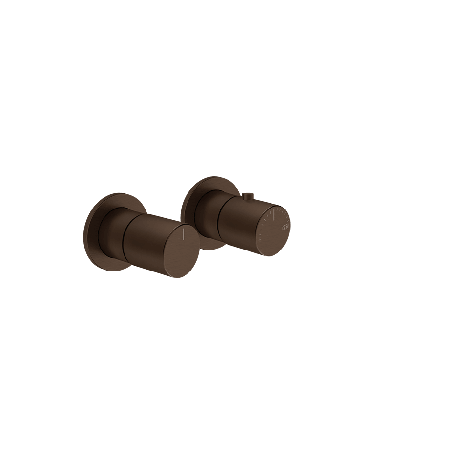 Gessi Shower Mixer 70036 in Dark Bronze