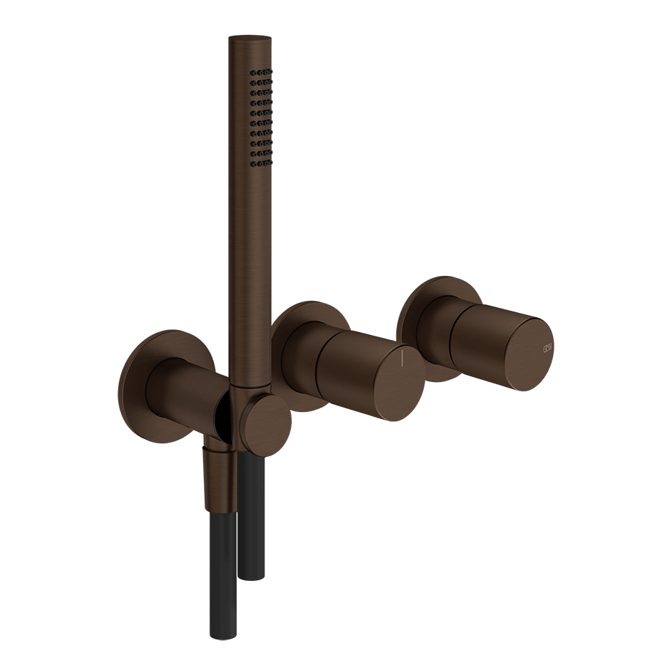 Gessi Shower Mixer 70038 in Dark Bronze