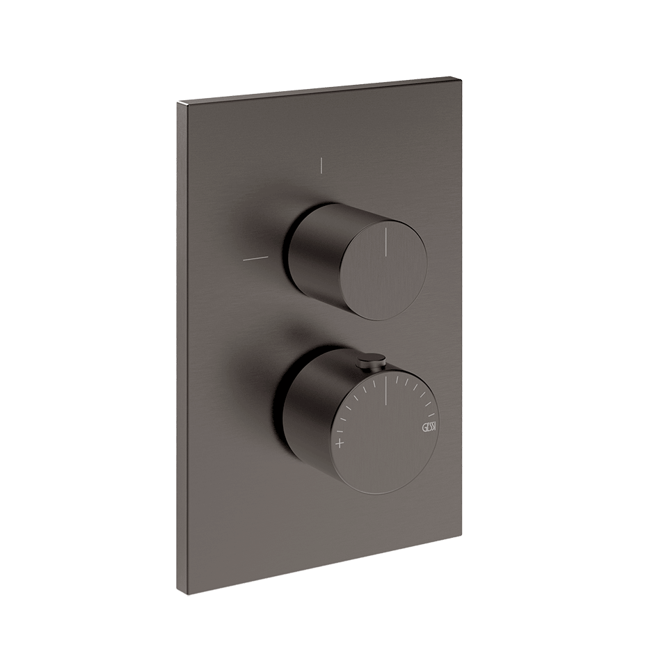 Gessi Shower Mixer 70039 in Black Metal Br. Pvd