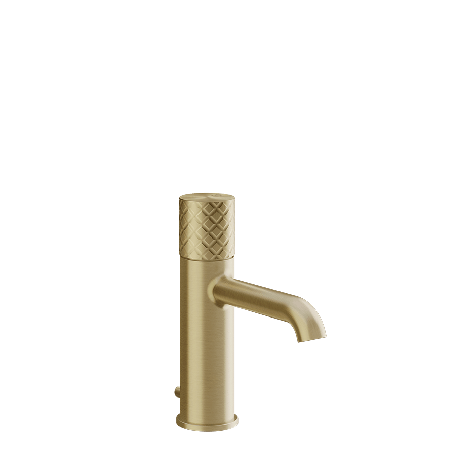Gessi Washbasin Mixer 70101 in Brass Brushed Pvd
