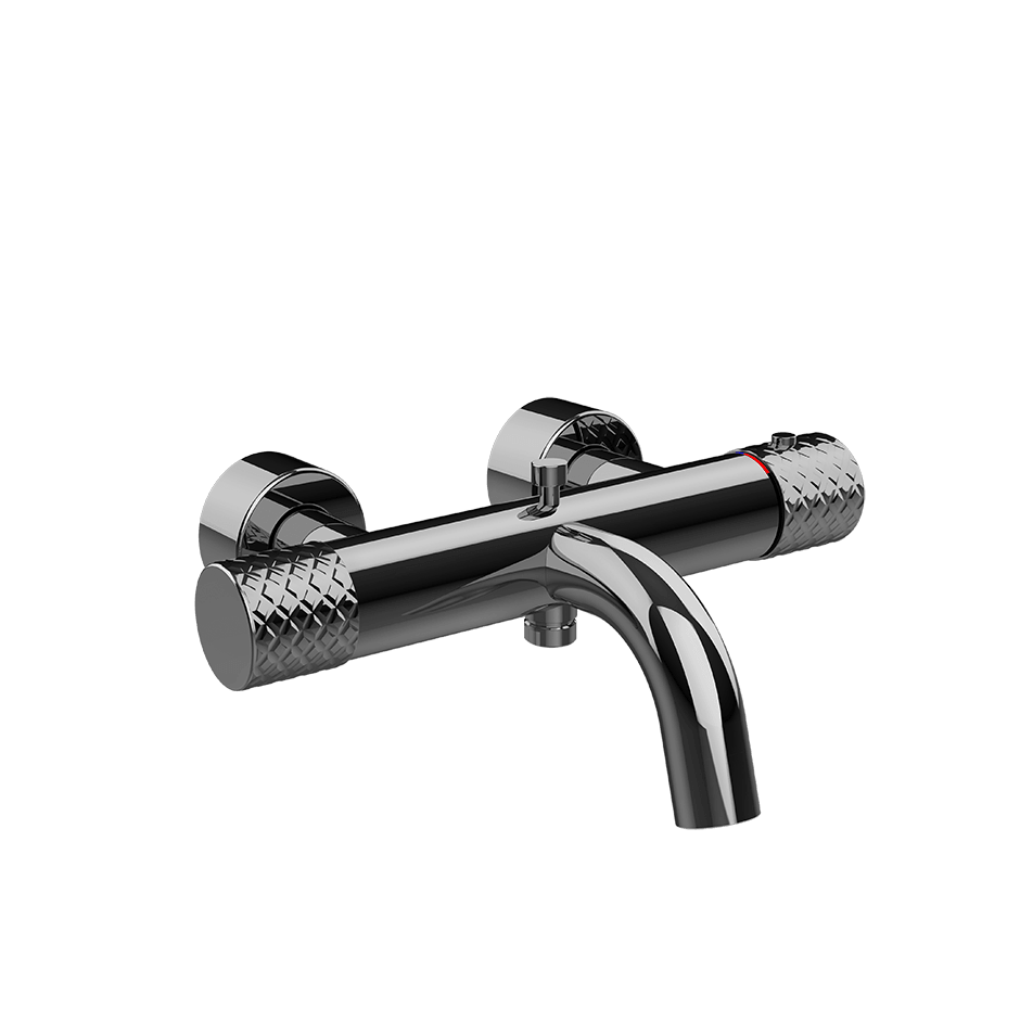 Gessi Bath Mixer 70113 in Black Metal Pvd