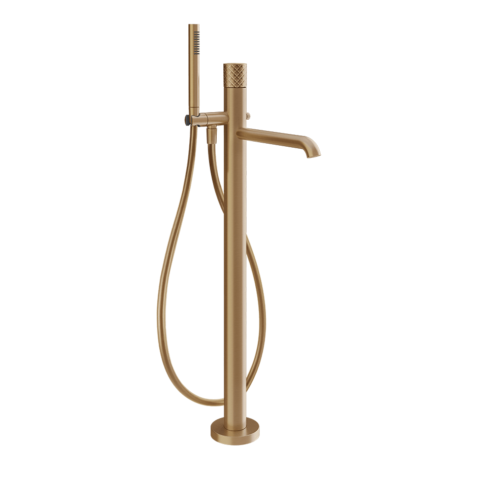 Gessi Bath Mixer 70128 in Warm Bronze Br. Pvd
