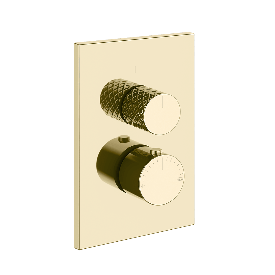 Gessi Shower Mixer 70131 in Brass Pvd