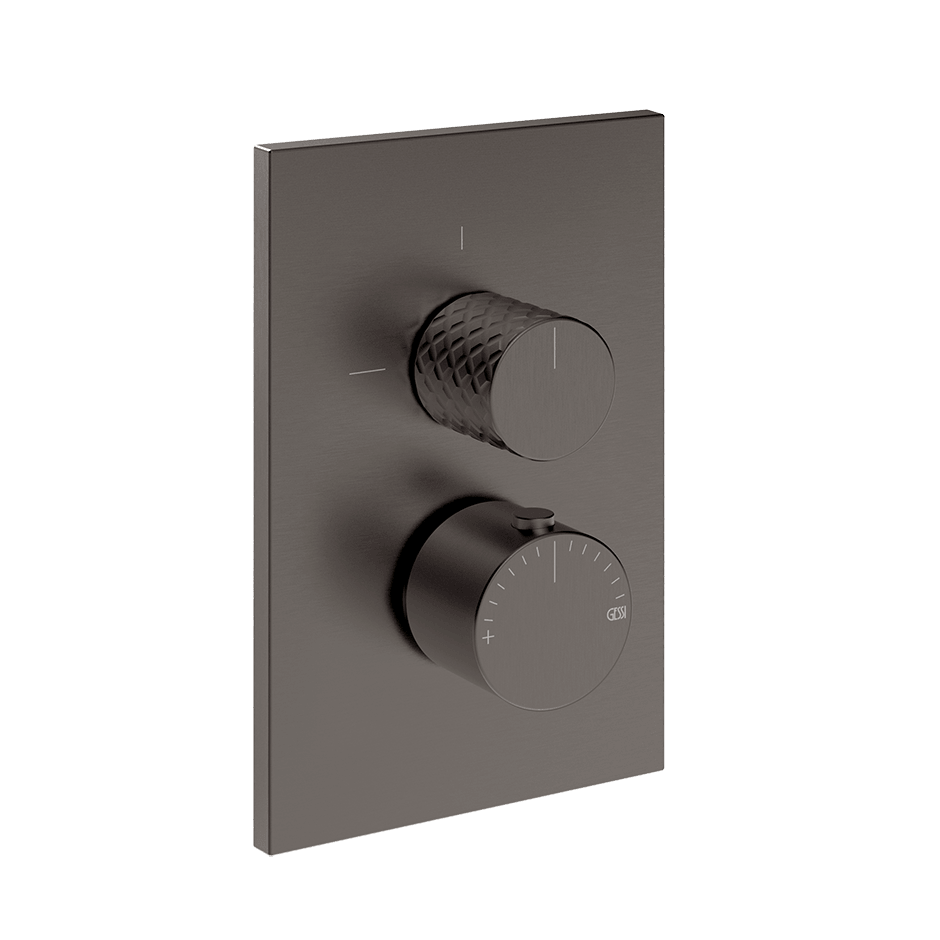 Gessi Shower Mixer 70139 in Black Metal Br. Pvd