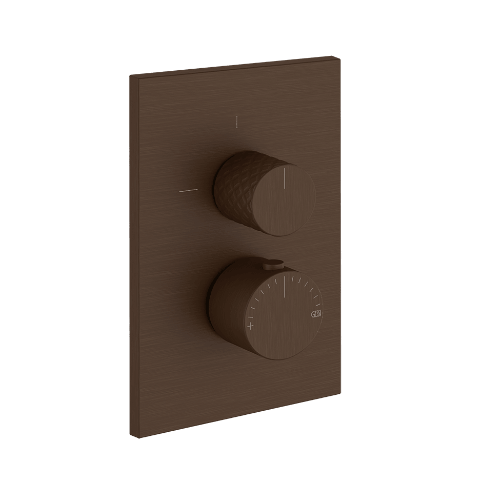 Gessi Shower Mixer 70139 in Dark Bronze