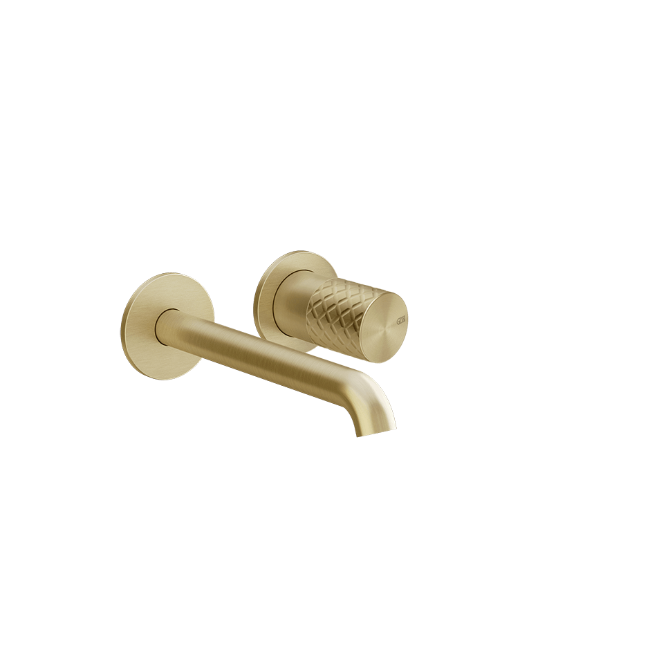 Gessi Washbasin Mixer 70188 in Brass Brushed Pvd
