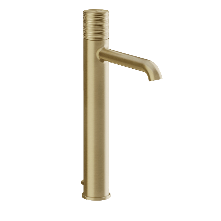 Gessi Washbasin Mixer 70303 in Brass Brushed Pvd