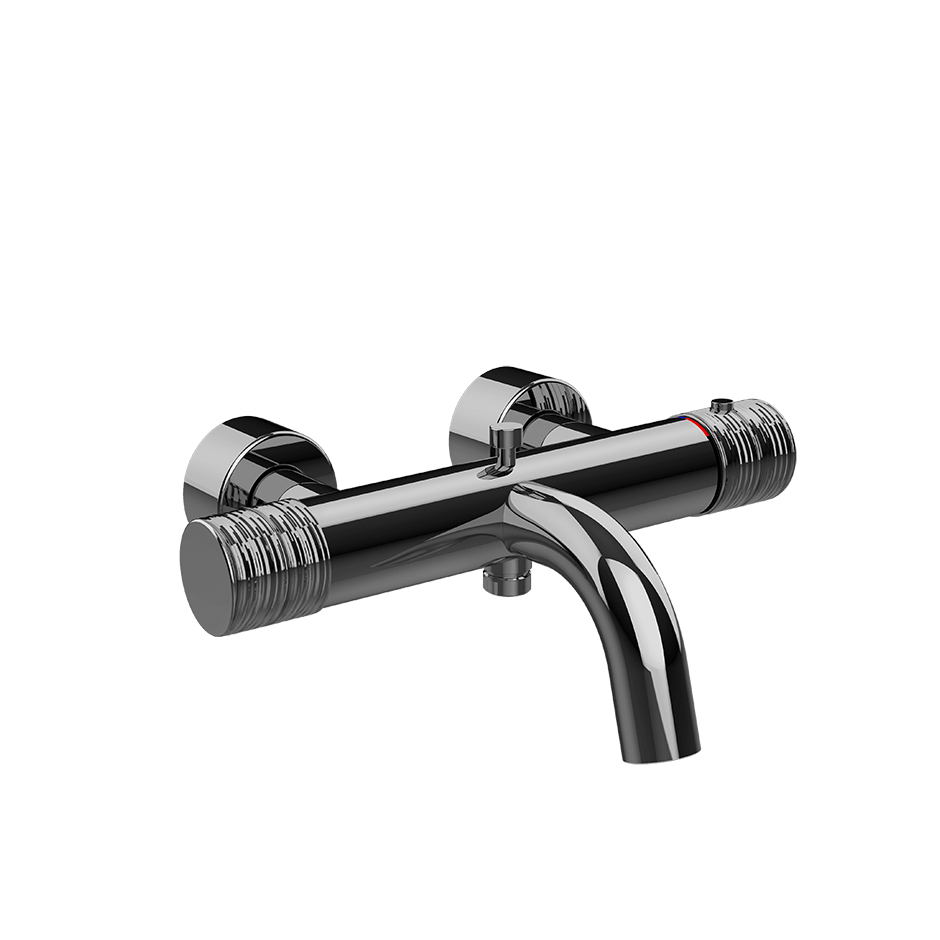 Gessi Bath Mixer 70313 in Black Metal Pvd