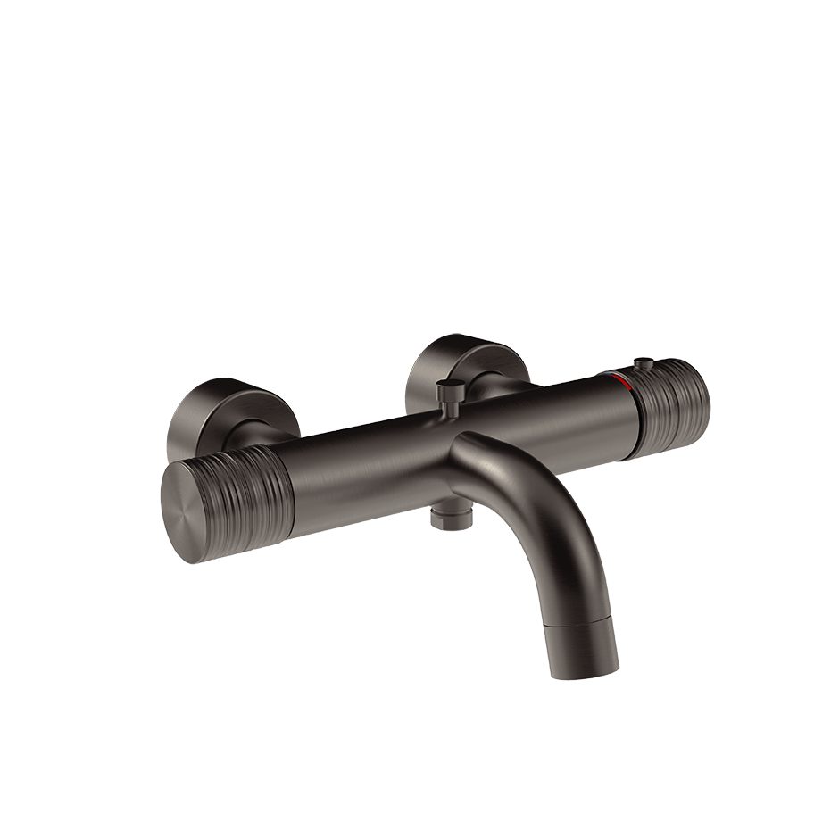 Gessi Bath Mixer 70313 in Black Metal Br. Pvd