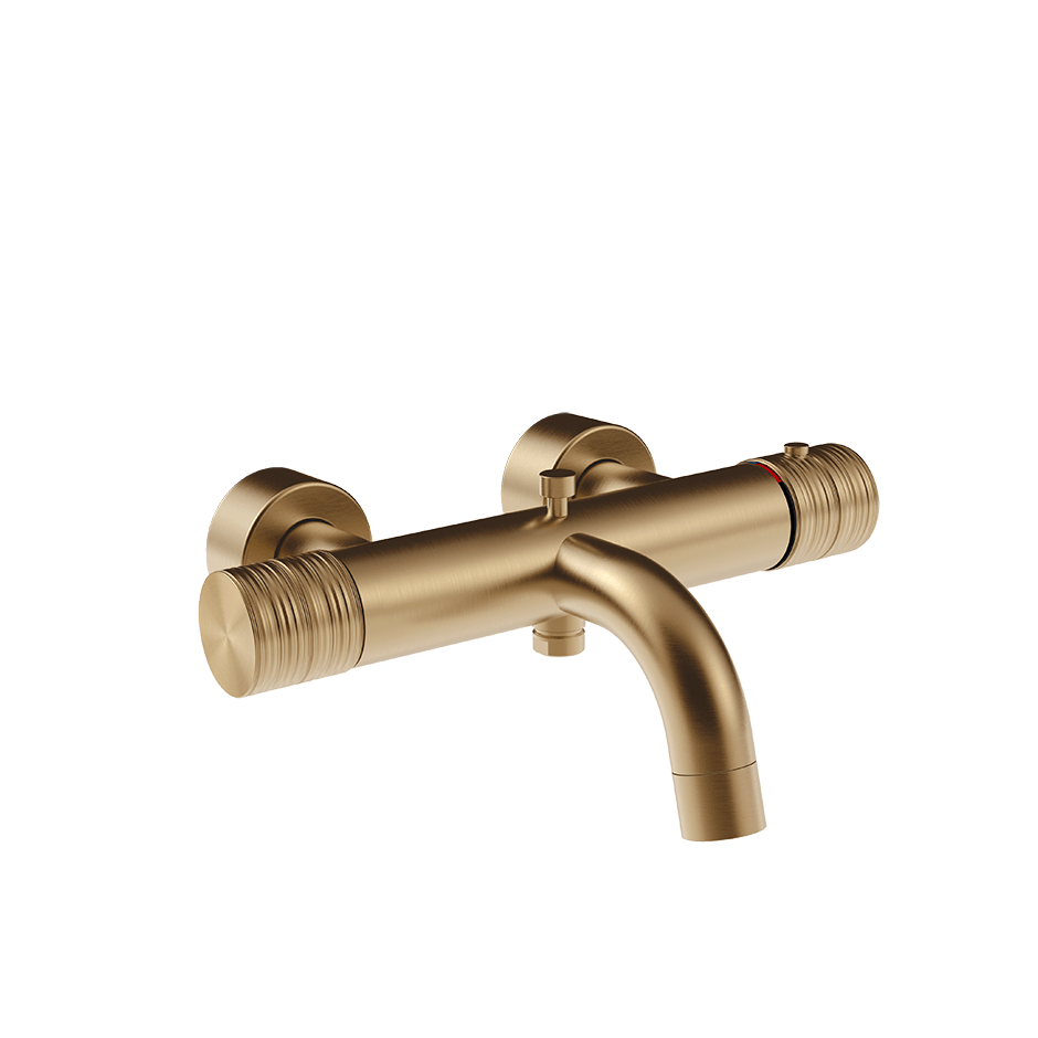 Gessi Bath Mixer 70313 in Warm Bronze Br. Pvd