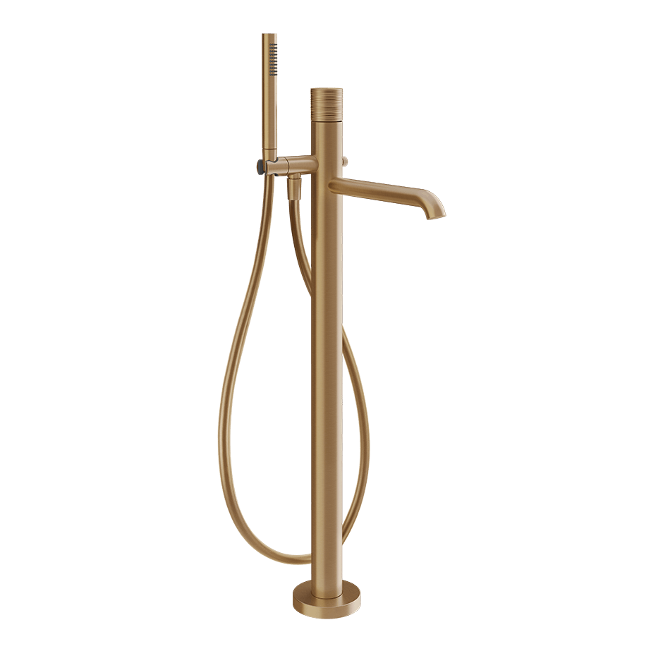 Gessi Bath Mixer 70328 in Warm Bronze Br. Pvd