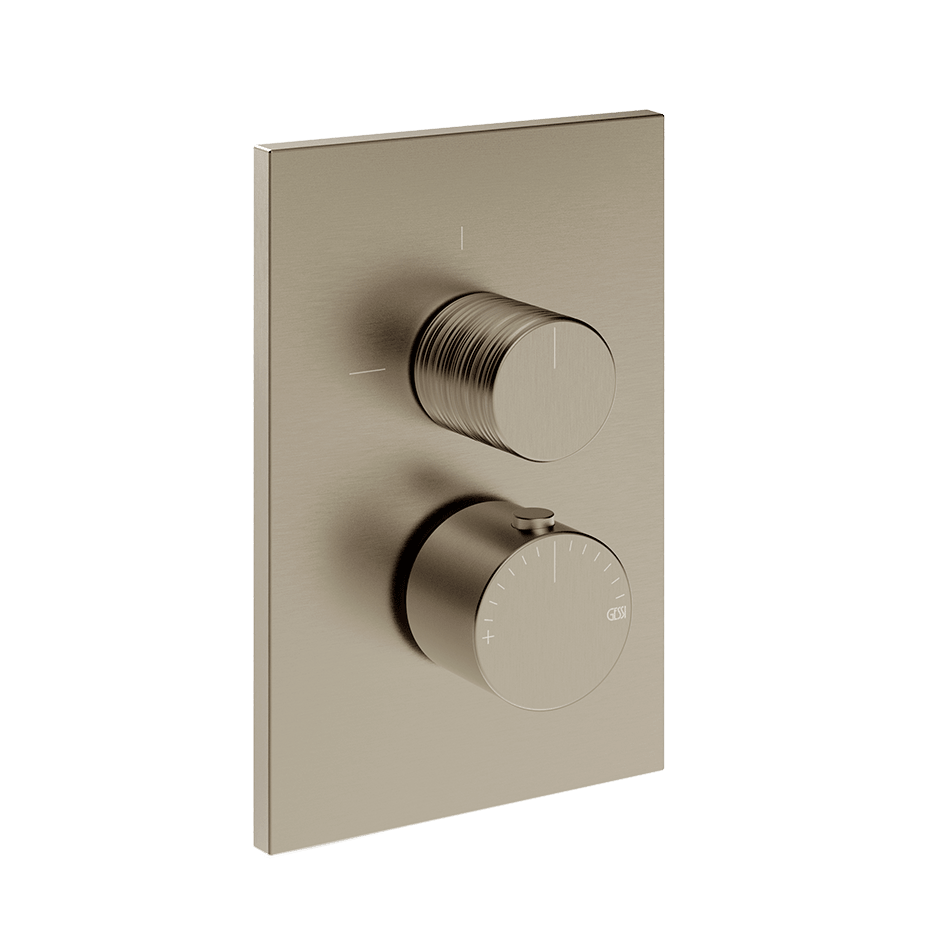 Gessi Shower Mixer 70330 in Finox Brushed Nickel