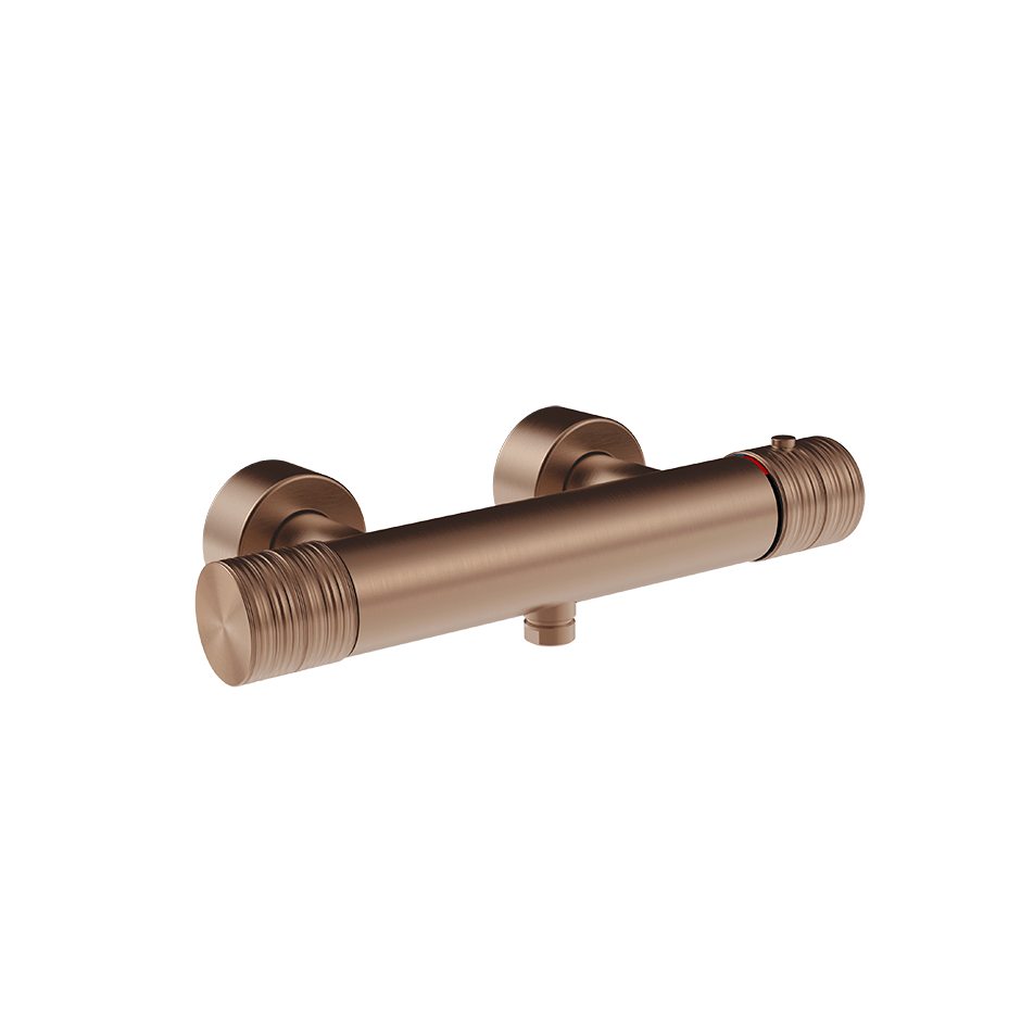 Gessi Shower Mixer 70333 in Copper Brushed Pvd