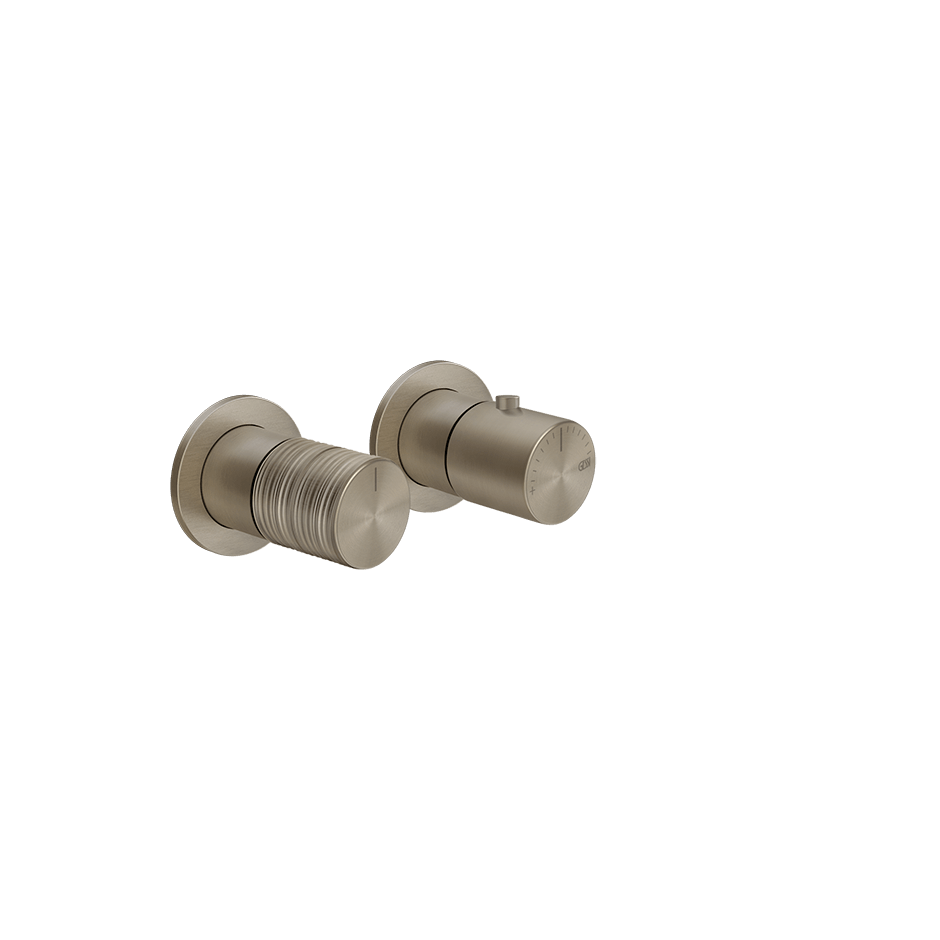Gessi Shower Mixer 70334 in Finox Brushed Nickel