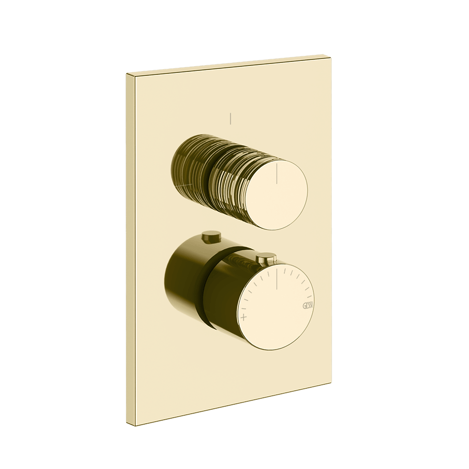Gessi Shower Mixer 70339 in Brass Pvd
