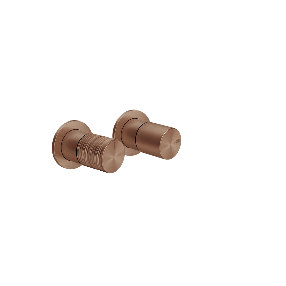 Gessi Shower Mixer 70379 in Copper Brushed Pvd