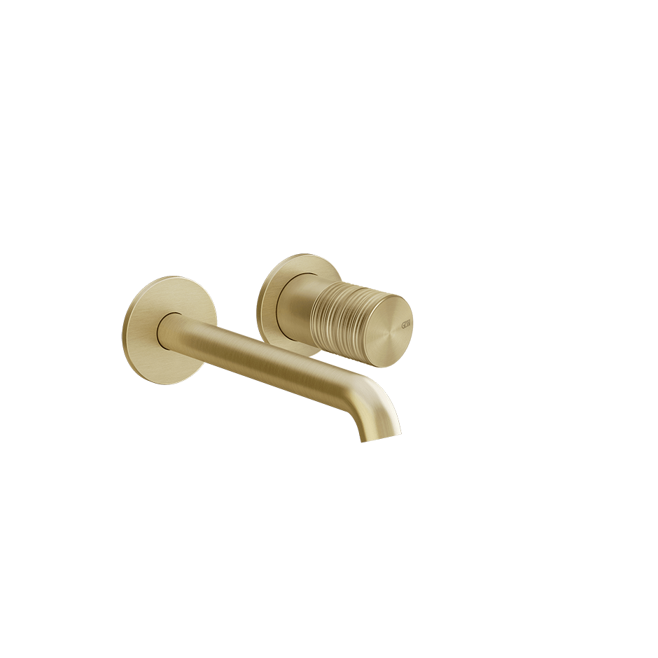 Gessi Washbasin Mixer 70388 in Brass Brushed Pvd