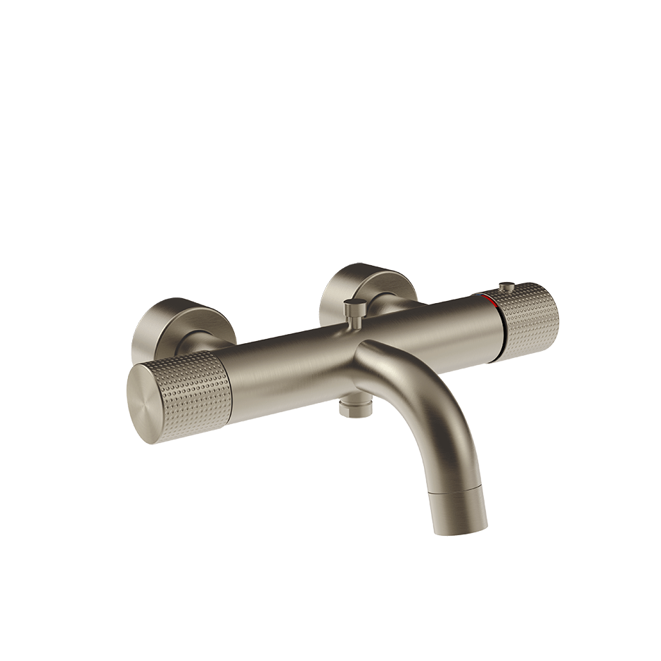 Gessi Bath Mixer 70413 in Finox Brushed Nickel