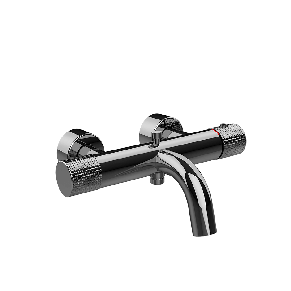 Gessi Bath Mixer 70413 in Black Metal Pvd