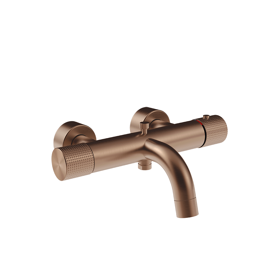 Gessi Bath Mixer 70413 in Copper Brushed Pvd
