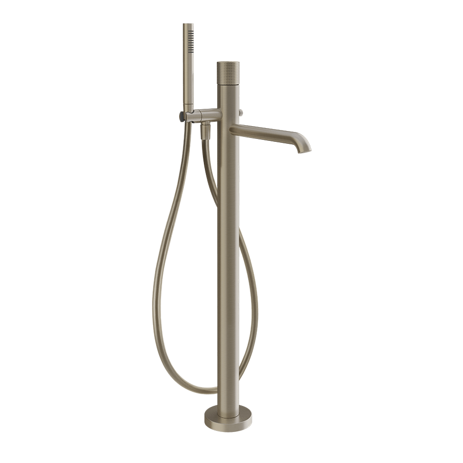 Gessi Bath Mixer 70428 in Finox Brushed Nickel